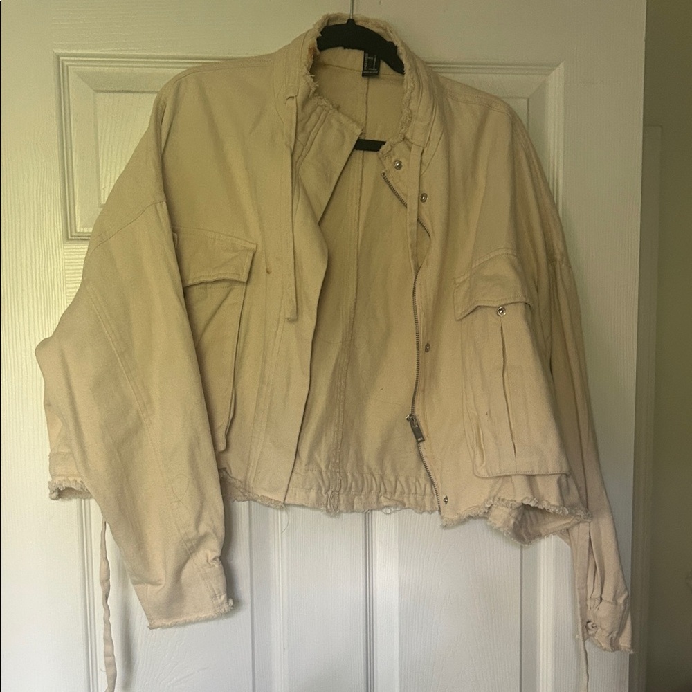 Forever 21 Beige Jean Jacket